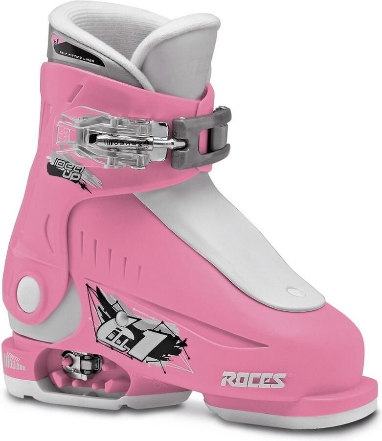 Roces Idea Up Skischoenen Kinderen 16.0-18.5 (25-29) Wit Roze