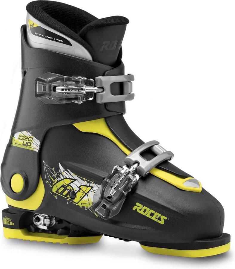 Roces Idea Up Skischoenen Kinderen 19.0-22.0 (30-35) Zwart Groen