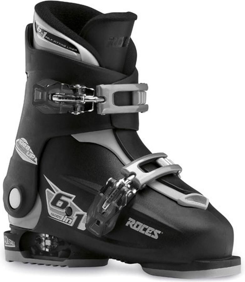 Roces Idea Up Skischoenen Kinderen 19.0-22.0 (30-35) Zwart Zilver