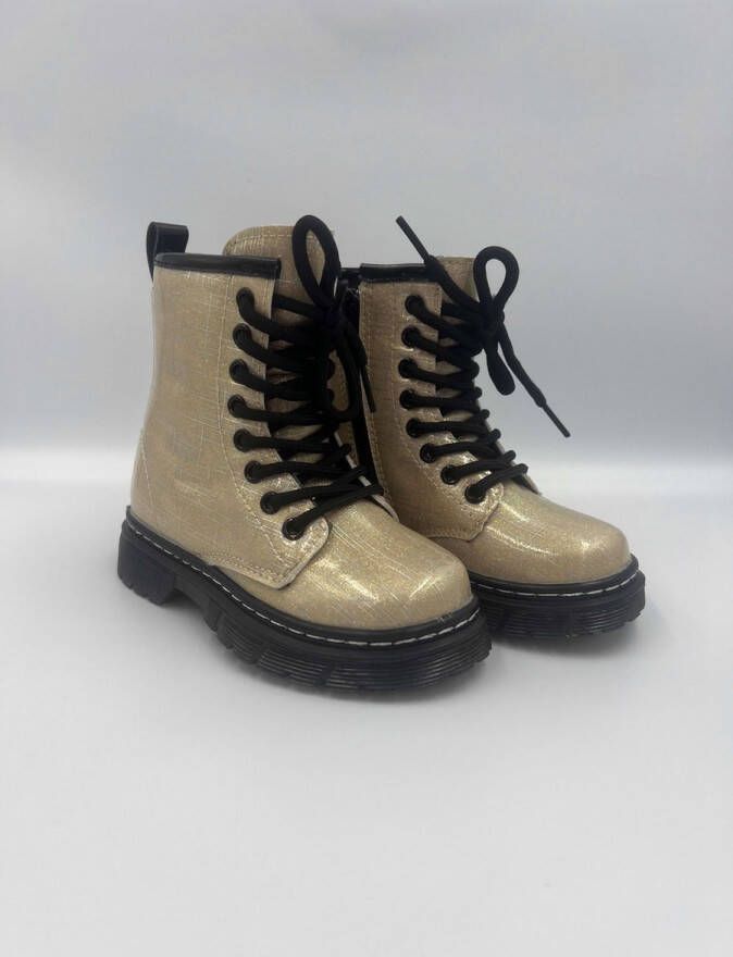 Rock and J Meisjes Boots Glamour Gold