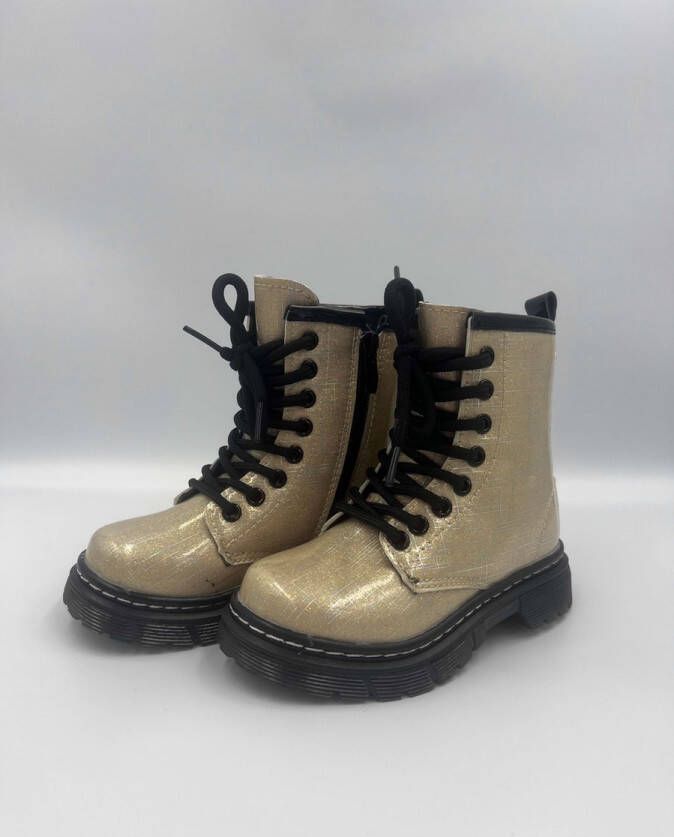 Rock and Joy Meisjes Boots Glamour Gold