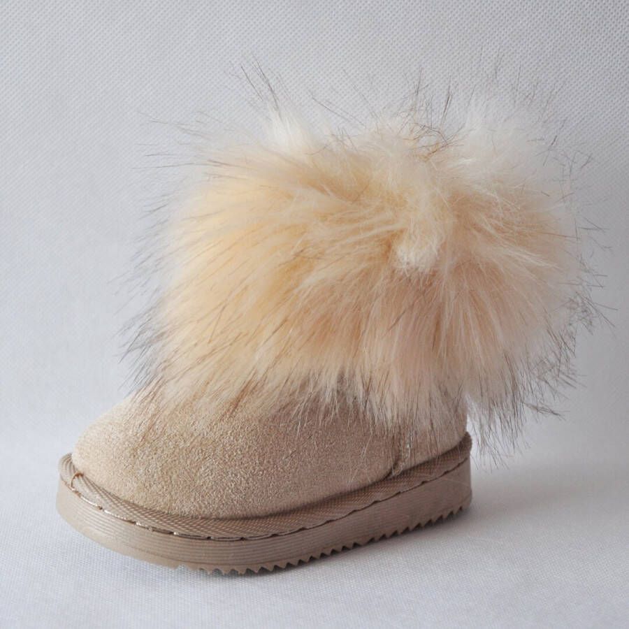 Rock and Joy Ukkie Slofjes Mini Snowboot Sand Fur