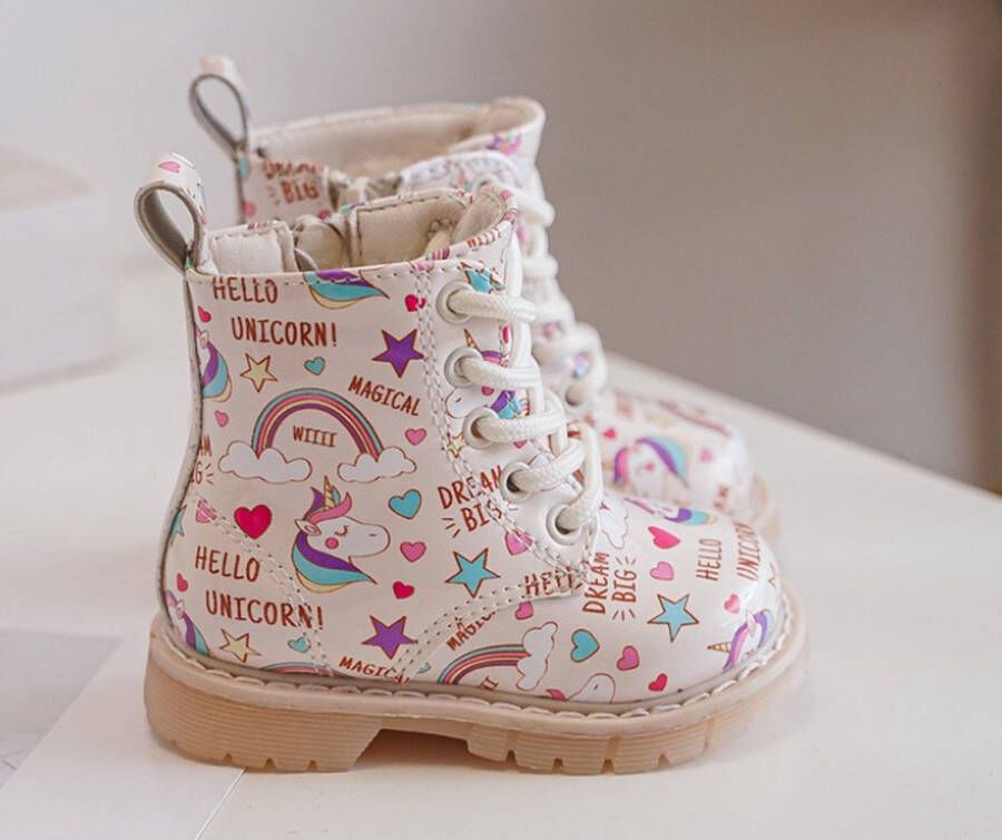 Rock and Joy Unicorn Boots Laarzen Kinderschoenen Meisjes Beige