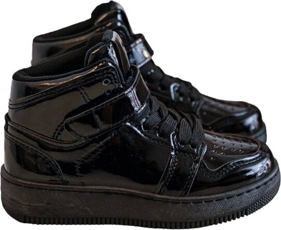 Rock & Joy Hoge Kinder Sneakers Glossy valt als