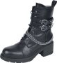 Rock Rebel by EMP Zwarte laarzen met vetersluiting en optische ketting Vrouwen - Thumbnail 2