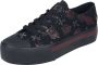 Rock Rebel by EMP Zwarte plateausneakers met kruis en rozen print Vrouwen - Thumbnail 1