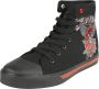 Rock Rebel by EMP zwarte sneaker hoog met old school print Vrouwen - Thumbnail 2