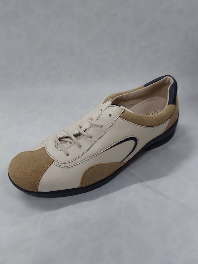 Rohde 1069 veterschoenen wit beige