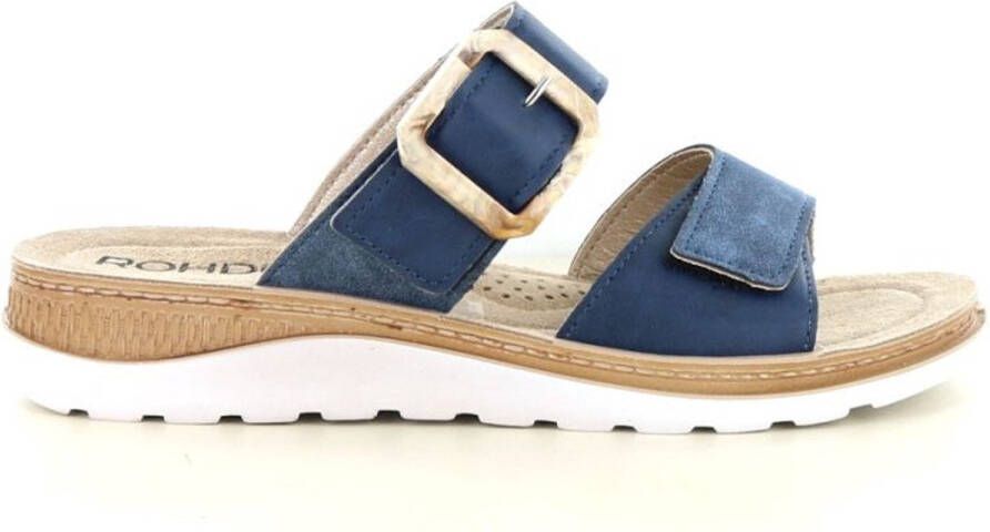 Rohde Slippers Dames Blauw