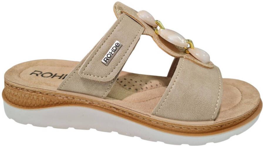 Rohde 1305 14 Dames Slippers Beige