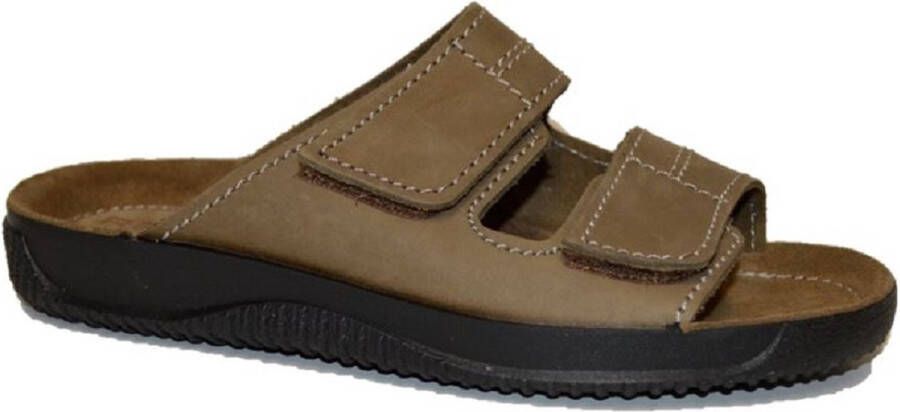 Rohde Slippers SOLTAU-H zomerschoen slippers huisschoen met klittenbandsluiting