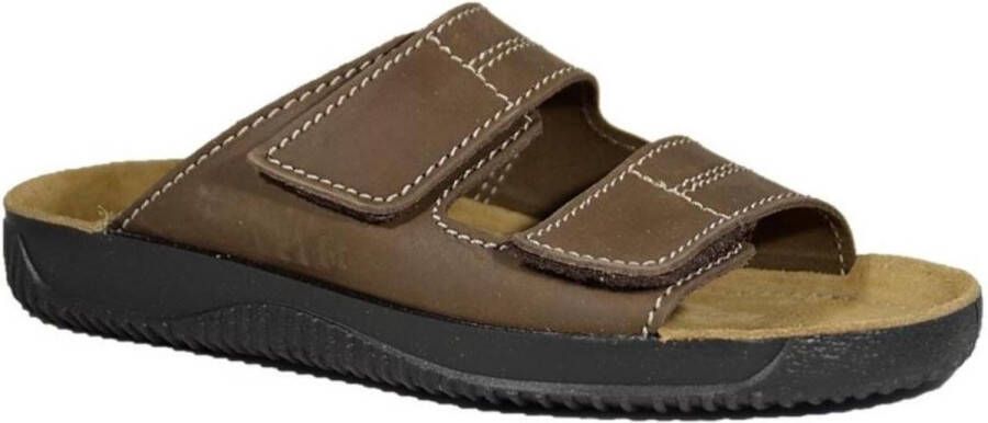 Rohde Slippers SOLTAU-H zomerschoen slippers huisschoen met klittenbandsluiting
