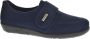 Rohde Gesloten Blauwe Dames Pantoffels met Klittenbandsluiting - Thumbnail 1