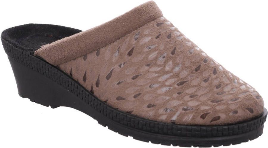 Rohde Dames Pantoffel Muil 2456-18 Taupe