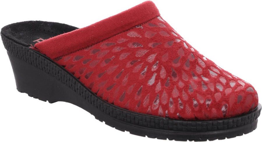 Rohde Dames Pantoffel Muil 2456-48 Rood