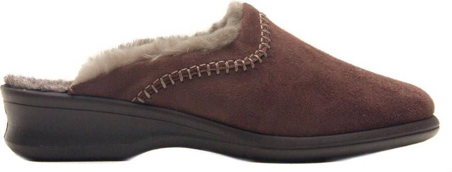 Rohde 2510~~~~~~~~~~~~~~~~~~~~~~~~~~ Dames pantoffels Bruin