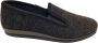 Rohde 2603 90 Heren Pantoffels Dichte Pantoffels Zwart - Thumbnail 6