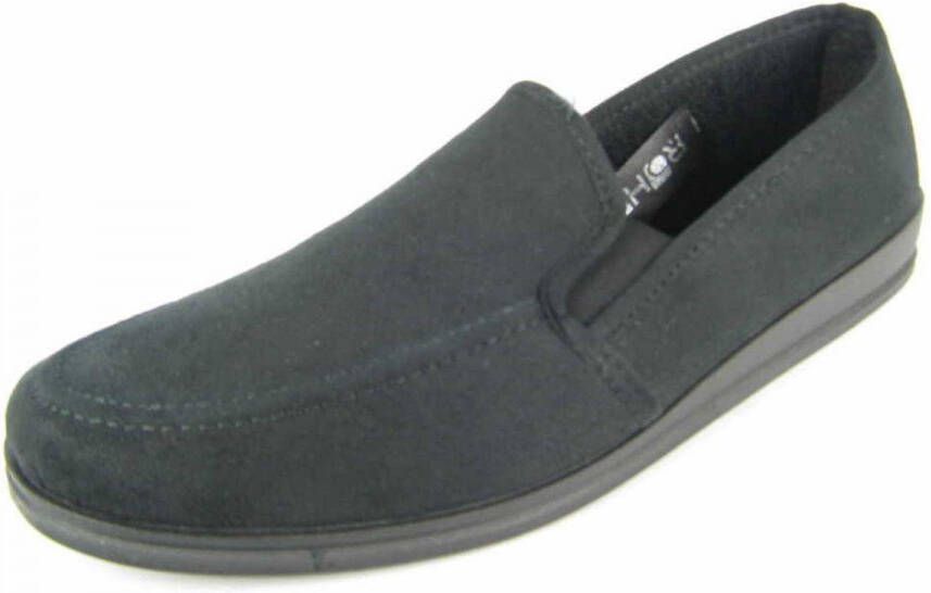 Rohde 2609 Volwassenen Heren pantoffels Kleur Zwart - Foto 4