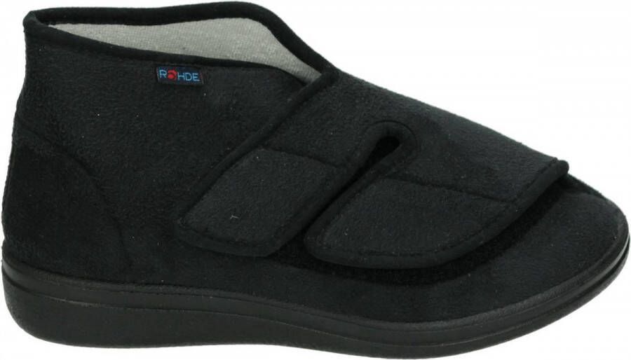 Rohde 3556~~~~~~~~~~~~~~~~~~~~~~~~~~ Dames pantoffels Zwart