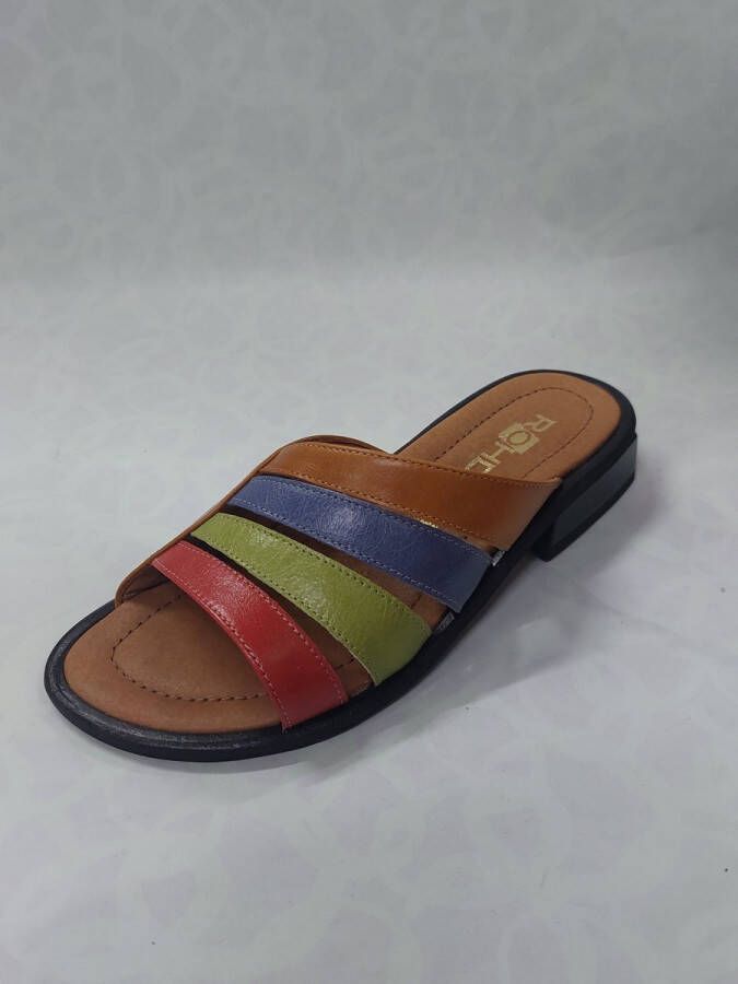Rohde 5124 slippers met hak bruin