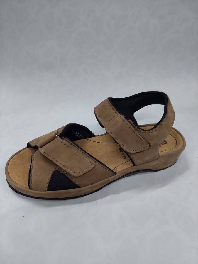 Rohde 5211 sandalen met klittenband bruin