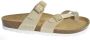 Rohde Teenslippers Dames Zacht Voetbed Beige Lak - Thumbnail 1