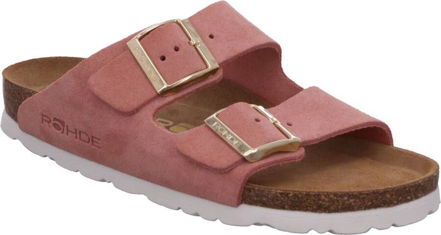 Rohde Slippers Alba Zomerschoen huisschoen tweesluiter strandschoen met zacht voetbed