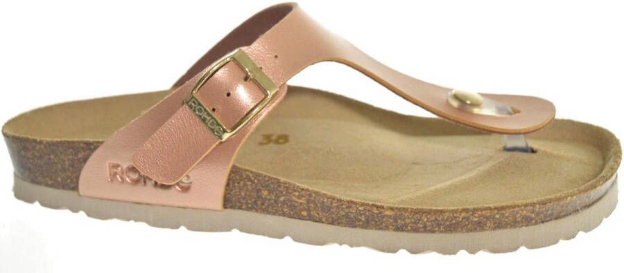 Rohde 5600 33 Dames Slippers Roze Goud