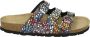 Rohde Slippers Alba zomerschoenen slippers pantoffels met kleurrijke print g-breedte = breed - Thumbnail 1