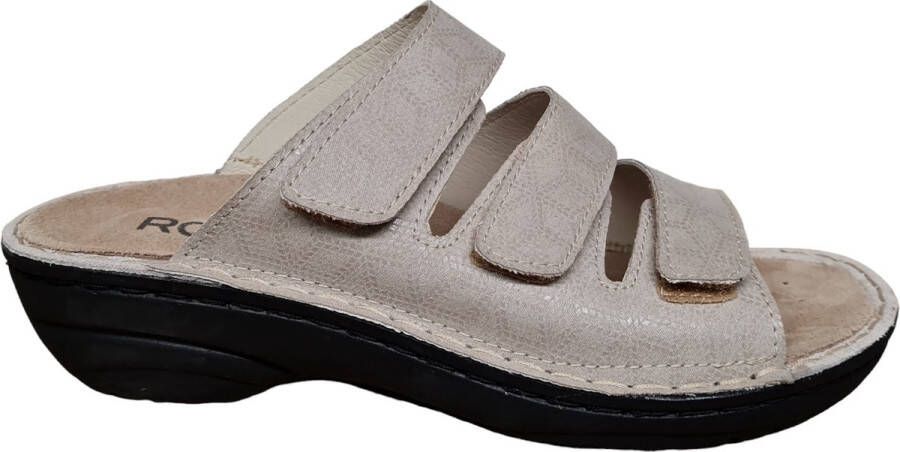 Rohde Teenslippers RODIGO-D Sleehak zomerschoen slippers pantoffels met gespsluiting