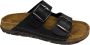 Rohde 5865 90 Rodigo Black-slippers-slippers -lederen slippers - Thumbnail 1