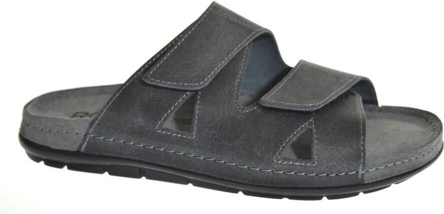 Rohde Heren slippers Open Teen Donkergrijs