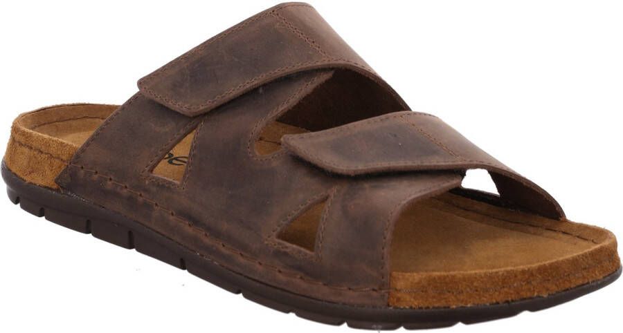 Rohde Heren Slipper 5914-72 Mocca Wijdte G