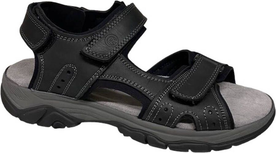 Rohde 5950 90 Black-sandalen heren-sandalen