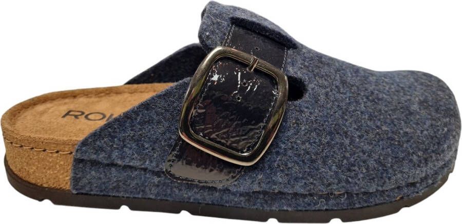 Rohde 6012 55 Dames Pantoffels Blauw