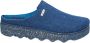Rohde Easy N 35 klompen damespantoffels muiltjes blauw vilt 6120 54 kobalt - Thumbnail 5