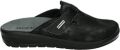 Rohde Pantoffels Catania pantoffel slippers klomp met klittenbandjes - Zwart