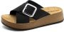 Rohde 6210 Volwassenen Dames slippers Kleur Zwart - Thumbnail 4