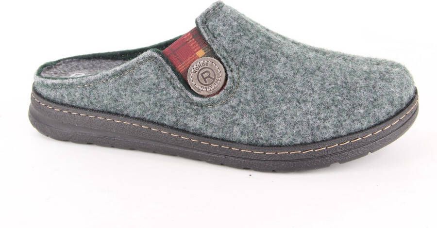 Rohde Pantoffels ASIAGO huisschoen klomp slippers met zijlijk stretch met label