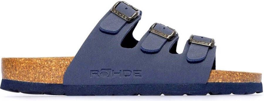 Rohde Slippers Alba Zomerschoen huisschoen strandschoen slippers met gespsluitingen