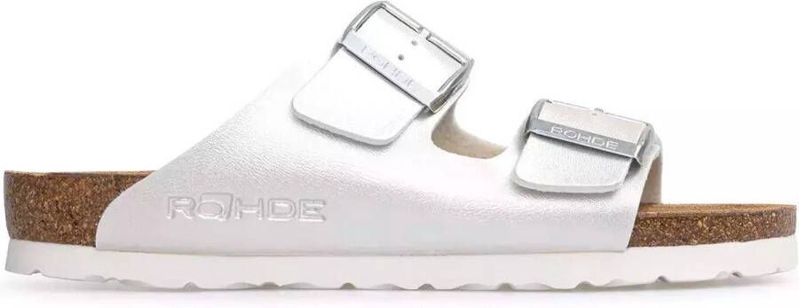 Rohde Slippers Alba Zomerschoen huisschoen tweesluiter slippers met zacht voetbed