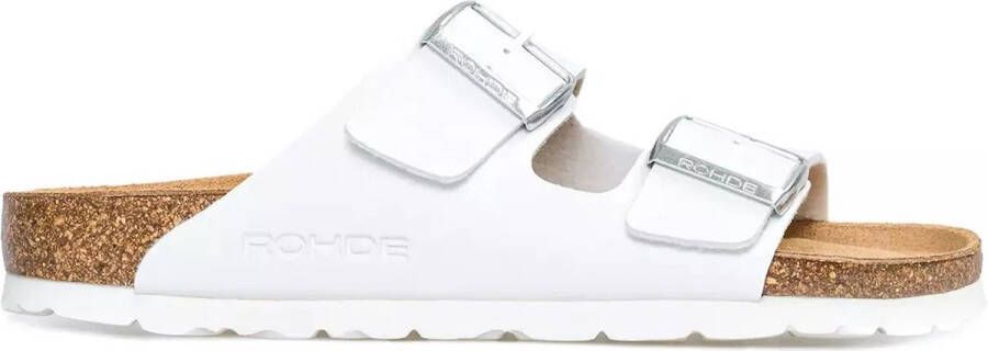 Rohde Flat Sandals White Dames