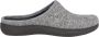 Rohde Grijze Vilt Thuis Slippers Gray Dames - Thumbnail 1