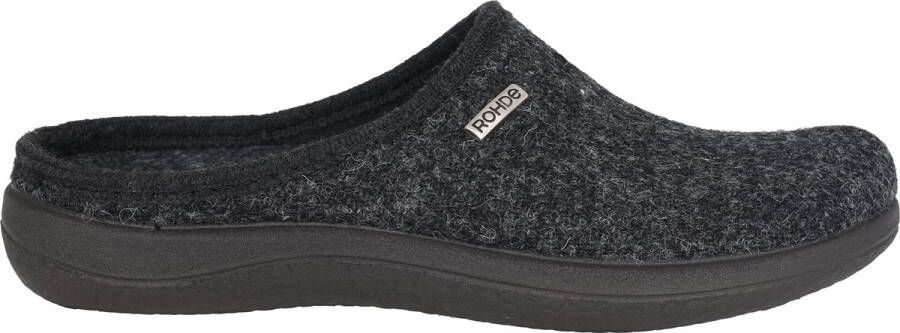 Rohde Grijze Vilt Thuis Slippers Gray Dames