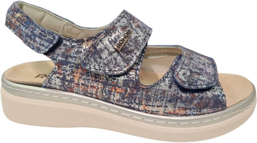 Rohde Blauwe Dames Sandalen Blauw