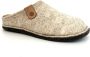 Rohde CALMYS N 15 damesklompen pantoffel vilt 6820 beige - Thumbnail 1