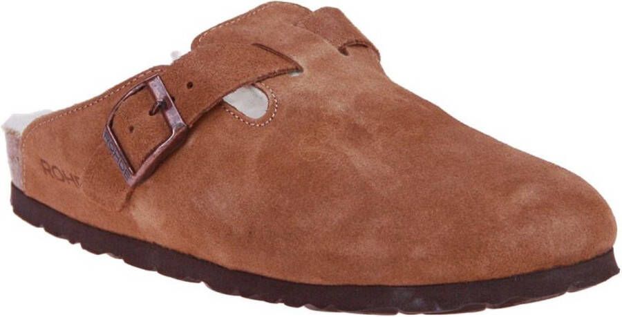 Rohde Camel Pantoffel Suède