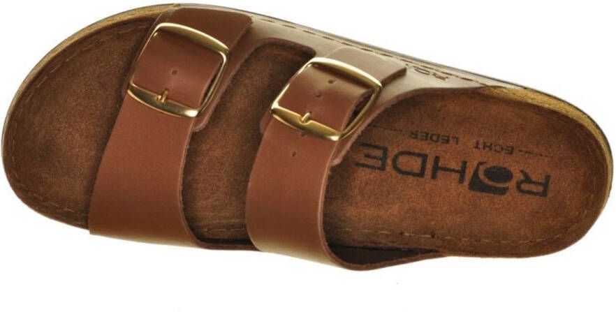 Rohde Cognac Slippers