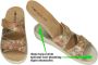 Rohde -Dames goud slippers & muiltjes - Thumbnail 1