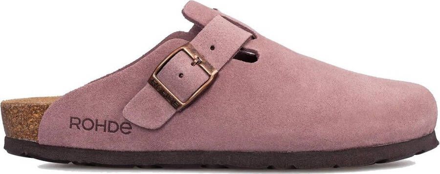 Rohde -Dames oud roze slippers & muiltjes